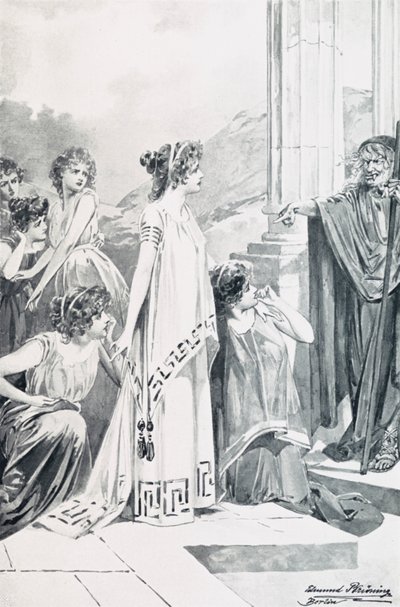 Illustration til Goethes Faust af Edmund Bruning