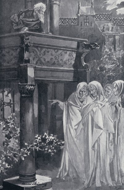 Illustration til Goethes Faust af Edmund Bruning