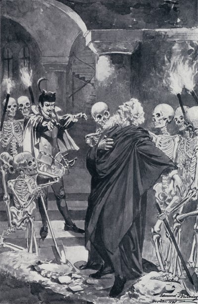 Illustration til Goethes Faust af Edmund Bruning