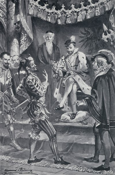 Illustration til Goethes Faust af Edmund Bruning