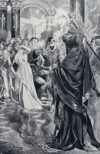 Illustration til Goethes Faust af Edmund Bruning