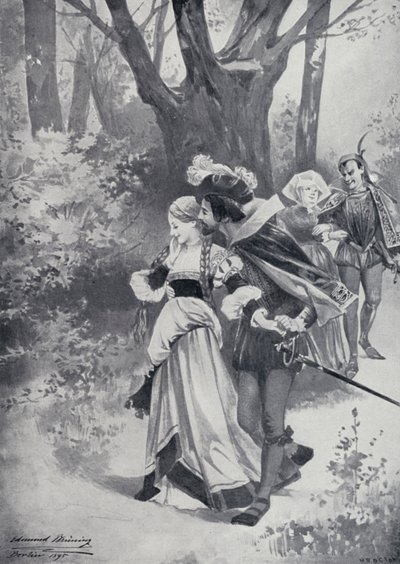 Illustration til Goethes Faust af Edmund Bruning