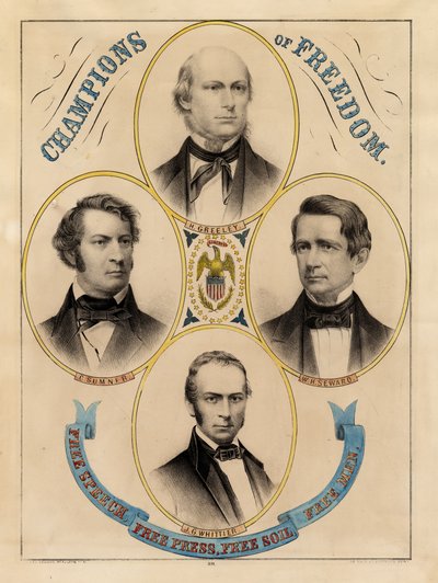 Frihedens forkæmpere, ytringsfrihed, pressefrihed, fri jord, frie borgere af Edmund Burke Kellogg