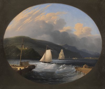 Cornwall Landing, Hudson River, 1851 af Edmund C. Coates