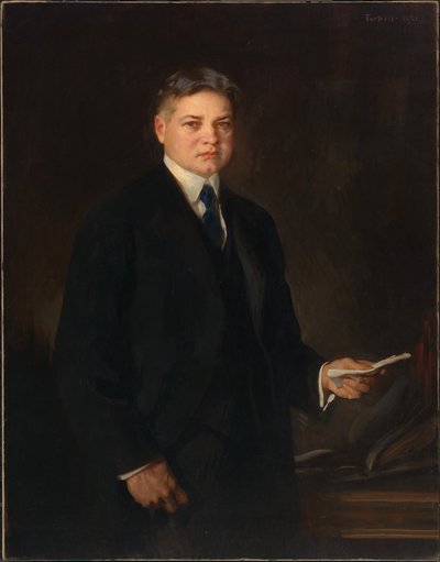 Herbert Clark Hoover (1874-1964) af Edmund Charles Tarbell