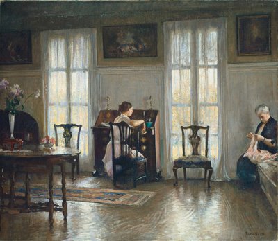 Mor og Mary af Edmund Charles Tarbell