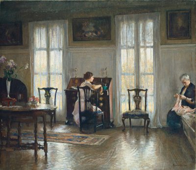 Mor og Maria af Edmund Charles Tarbell