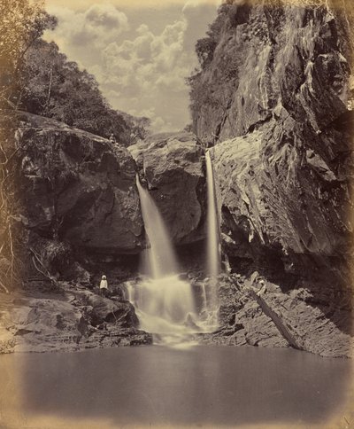 Lave vandfald. Coonoor Ghant af Edmund David Lyon