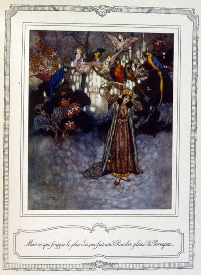 Skønheden og udyret af Edmund Dulac