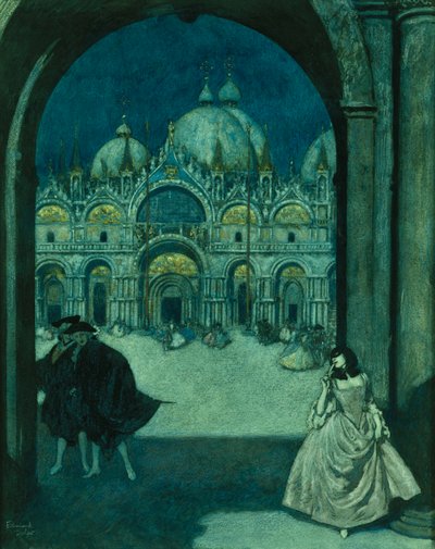 På Piazza San Marco af Edmund Dulac