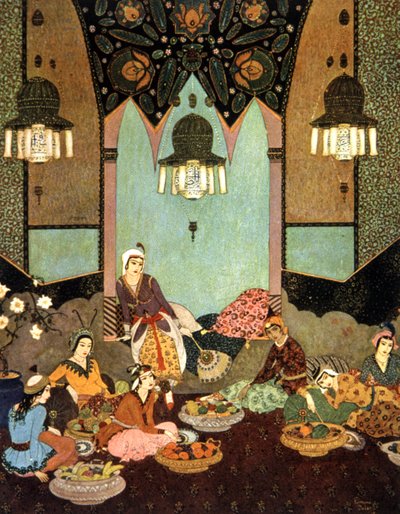 Frugtens rum, Sinbad Søfareren af Edmund Dulac