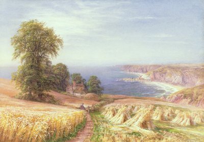 Høsttid ved havet, 1881 af Edmund George Warren