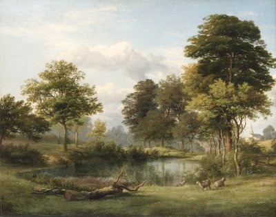 En scene ved Muswell Hill af Edmund Gill