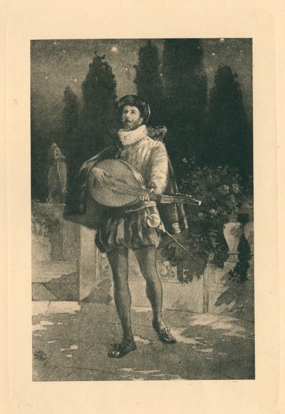 For Elizabethan Songs in Honour of Love and Beauty (litografi) af Edmund Henry Garrett