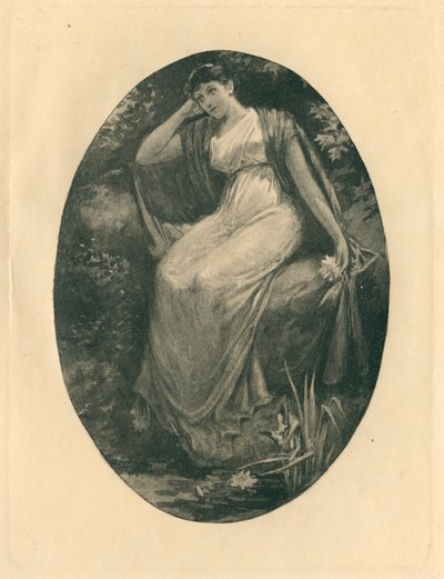 For Elizabethan Songs in Honour of Love and Beauty (litografi) af Edmund Henry Garrett