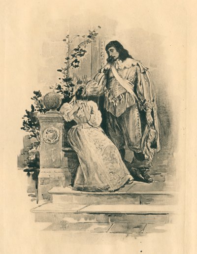 For Elizabethan Songs in Honour of Love and Beauty (litografi) af Edmund Henry Garrett