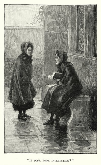 Illustration til Jane Eyre af Charlotte Bronte (gravering) af Edmund Henry Garrett