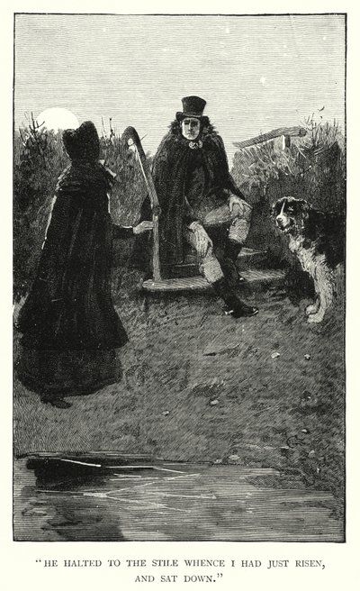 Illustration til Jane Eyre af Charlotte Bronte (gravering) af Edmund Henry Garrett