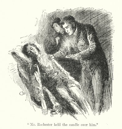Illustration til Jane Eyre af Charlotte Bronte (litho) af Edmund Henry Garrett