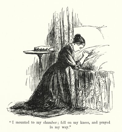 Illustration til Jane Eyre af Charlotte Bronte (litho) af Edmund Henry Garrett