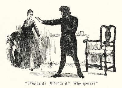 Illustration til Jane Eyre af Charlotte Bronte (litho) af Edmund Henry Garrett