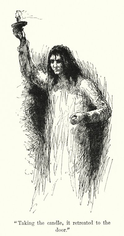 Illustration til Jane Eyre af Charlotte Bronte (litho) af Edmund Henry Garrett