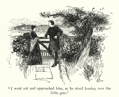 Illustration til Jane Eyre af Charlotte Bronte (litho) af Edmund Henry Garrett