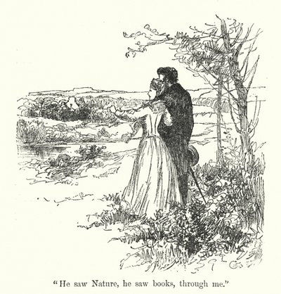 Illustration til Jane Eyre af Charlotte Bronte (litho) af Edmund Henry Garrett