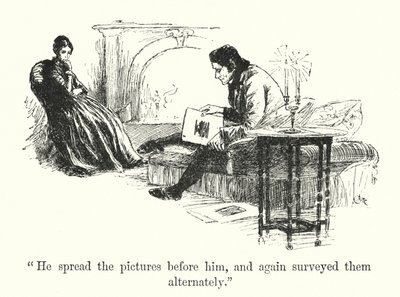 Illustration til Jane Eyre af Charlotte Bronte (litho) af Edmund Henry Garrett