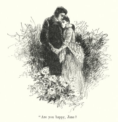 Illustration til Jane Eyre af Charlotte Bronte (litho) af Edmund Henry Garrett