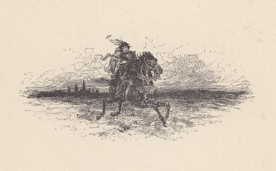 Illustration til The Eve of St Agnes af John Keats (litografi) af Edmund Henry Garrett