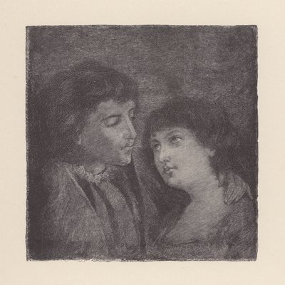 Illustration til The Eve of St Agnes af John Keats (litografi) af Edmund Henry Garrett