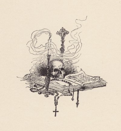 Illustration til The Eve of St Agnes af John Keats (litografi) af Edmund Henry Garrett