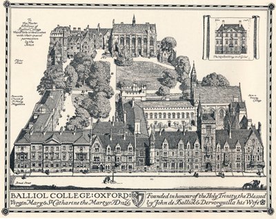 Balliol College, Oxford, 1905 af Edmund Hort New