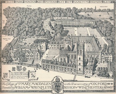 Magdalen College, Oxford, 1905 af Edmund Hort New