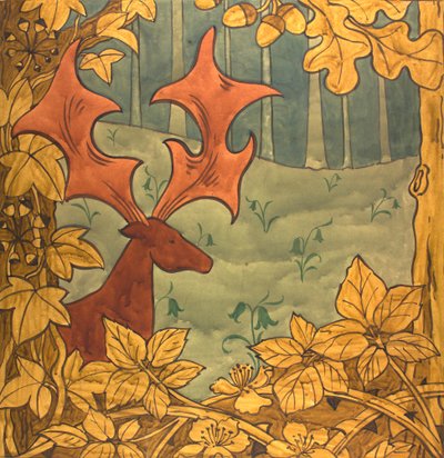 Monark nr. 465, ca. 1895 (gouache på papir) af Edmund Hunter