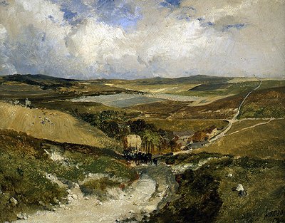 Hoving Dean, Sussex Downs af Edmund John Niemann