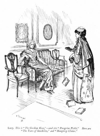 Illustration til Sheridans The Rivals (gravering) af Edmund Joseph (after) Sullivan