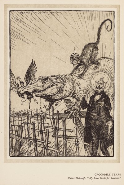 Kejserens krans: Krokodilletårer (litografi) af Edmund Joseph (after) Sullivan