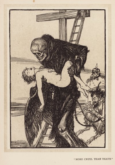Kejserens krans: "Mere grusom end døden" (litografi) af Edmund Joseph (after) Sullivan