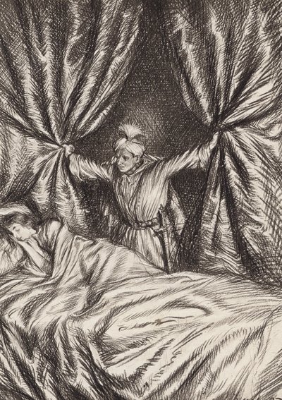 William Shakespeare: Tragedien om Othello, maureren fra Venedig, akt V, scene 2 (litografi) af Edmund Joseph (after) Sullivan