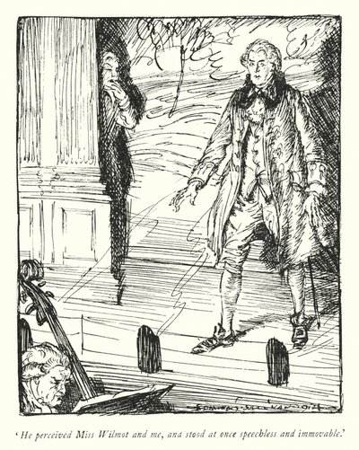 Illustration til The Vicar of Wakefield af Oliver Goldsmith (litho) af Edmund Joseph Sullivan