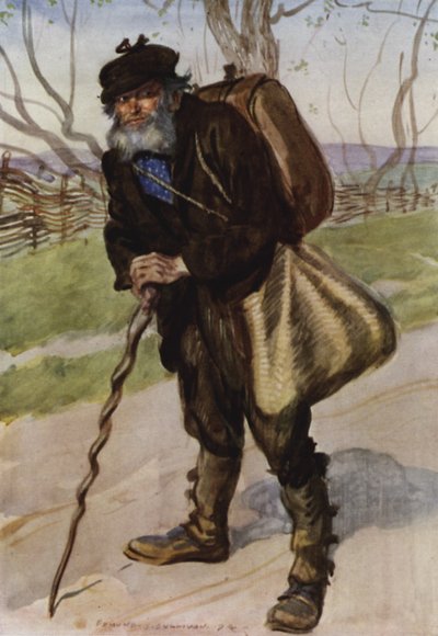 Engang så jeg ham stå midt på en støvet vej af Edmund Joseph Sullivan
