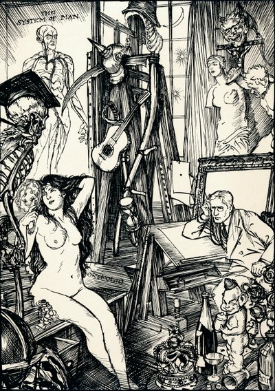 Tegneren - Stage VI, c1920 af Edmund Joseph Sullivan
