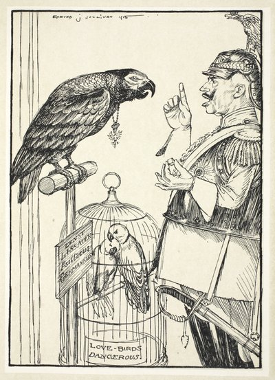 The Hymn of Hate (A little bit of sugar for the bird), illustration fra The Kaiser
