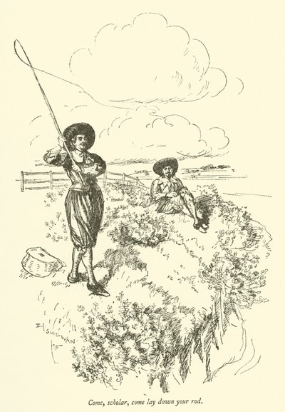 Kom, lærde, kom og læg din stang ned af Edmund Joseph after Sullivan