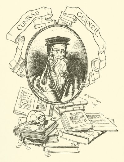 Conrad Gesner af Edmund Joseph after Sullivan