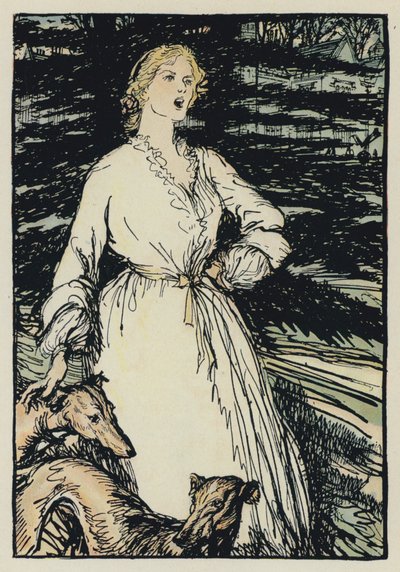 Illustration til Tennysons Maud af Edmund Joseph after Sullivan