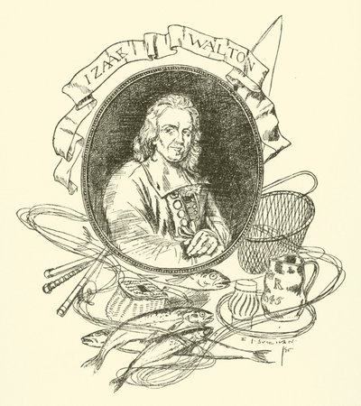 Izaak Walton af Edmund Joseph after Sullivan