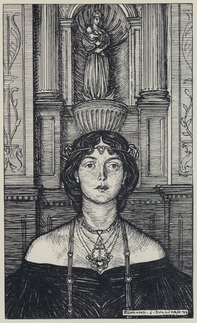 Tennyson, Illustration til A Dream of Fair Women and Other Poems af Edmund Joseph after Sullivan